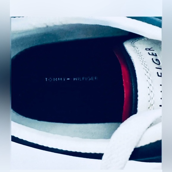 Tommy Hilfiger Ramus Sneakers, Men’s Size 11.5 in Navy Blue, Red, and White. - Picture 7 of 8